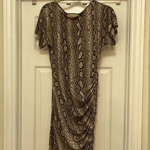 Michael Kors Summer Snake Print Dress XS